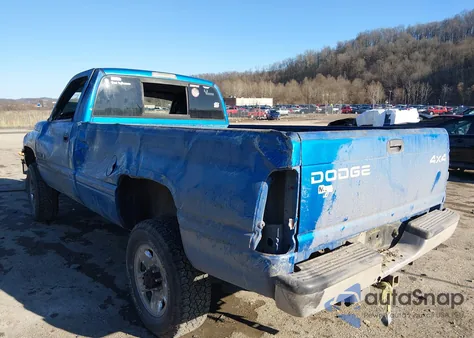 1998 Dodge Ram 2500 St from USA, damaged, VIN 3B7KF26Z0WM212556